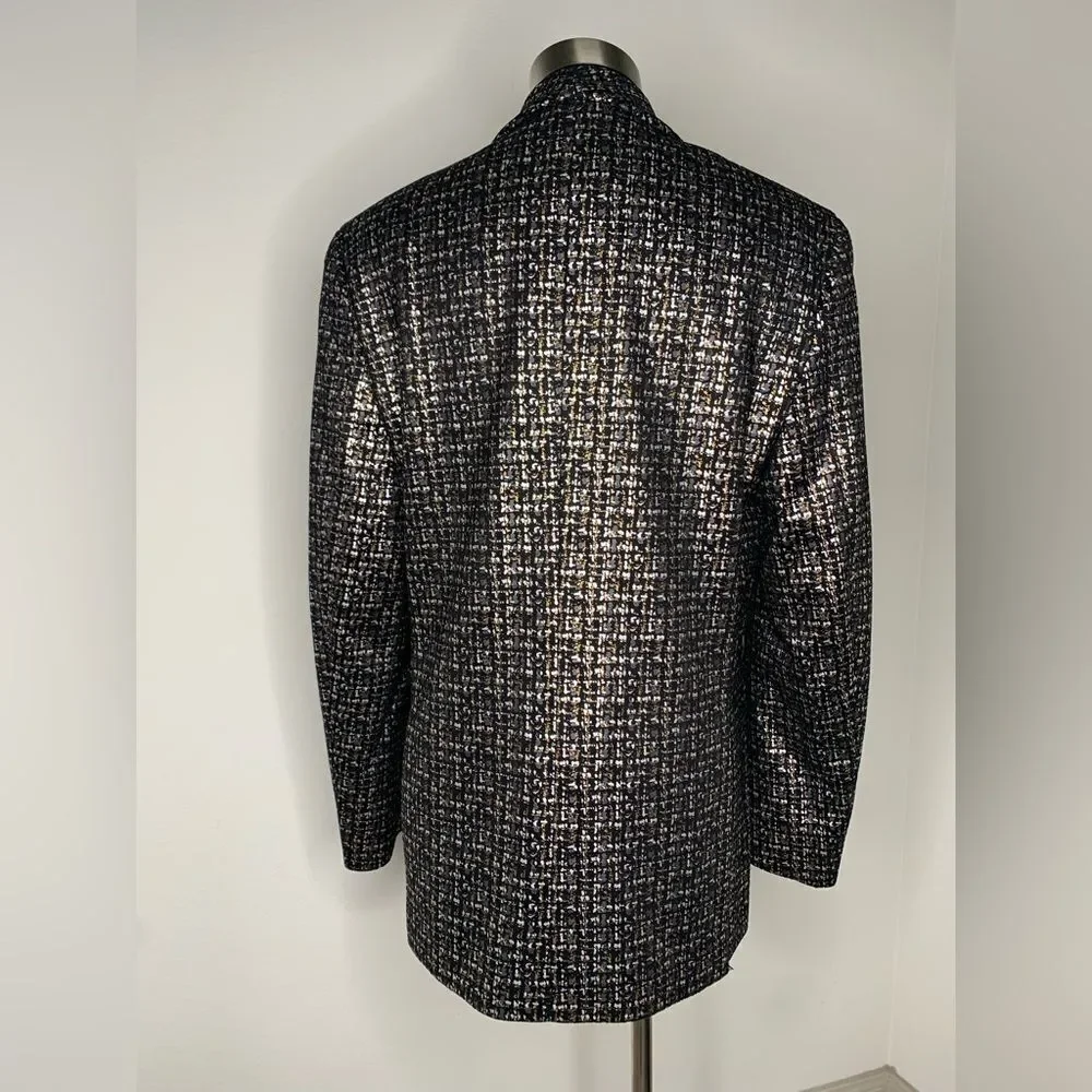 Metallic Tweed Jacket